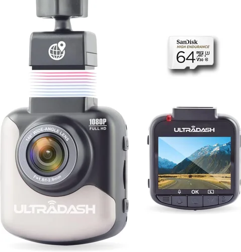 Miniatura 11 de UltraDash Dash Cam, soporte de carga magnética, sensor de imagen nocturna HDR de alta gama, lente gran angular de 6 capas de vidrio F1.8 de 140