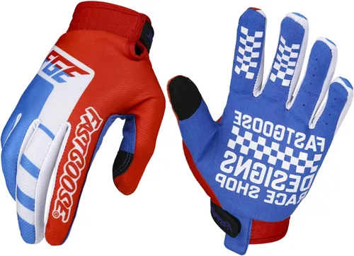 OUNIXUE Guantes de motocross para motocicleta con pantalla táctil para hombres y mujeres, guantes de motocross de montaña de dedo completo,