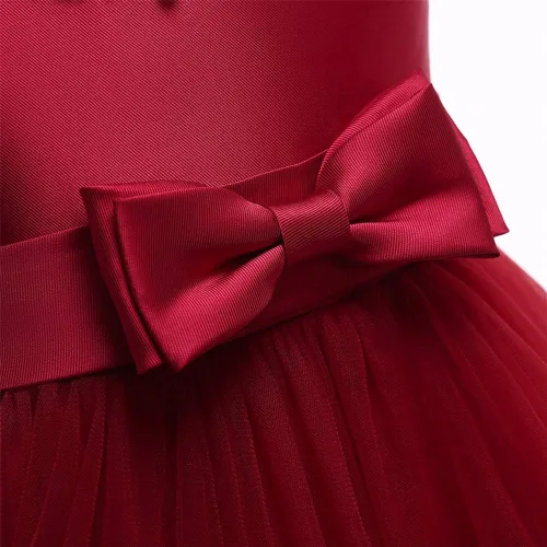 Miniatura 5 de COMISARA - Vestido formal para niña, para boda o desfile, tallas 6M-9T