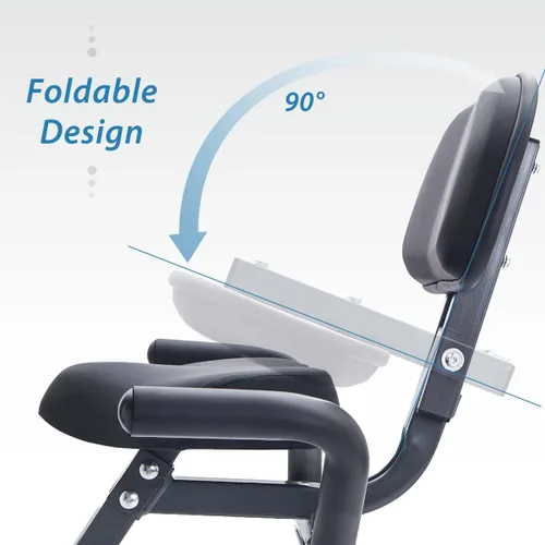 Miniatura 10 de Merax Bicicleta de entrenamiento para el hogar: bicicleta estática reclinada 2 en 1 y posiciones verticales de bicicleta de ciclismo para Azul