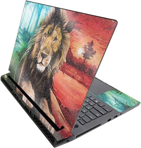 Miniatura 364 de MightySkins - Skin brillante con purpurina para Alienware M17 R3 (2020) y M17 R4 (2021) - Diversión de los años 90 Acabado duradero con purpurina