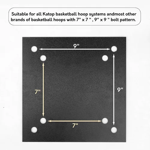 Miniatura 2 de Katop Universal 9" Basketball Hoop Anchor Kit, Designed for Easy Relocation and Compatible with Most Basketball Goals
