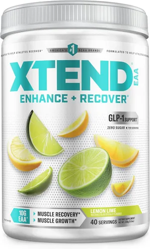 Miniatura 8 de Xtend - Polvo EAA + BCAA para recuperación muscular y crecimiento muscular magro, 9 aminoácidos esenciales para entrenamiento intra o recuperación