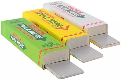 Miniatura 6 de ¿Fórmula? Chicle de choque eléctrico, broma práctica, broma divertida, juguete de broma (juego de 3 piezas)