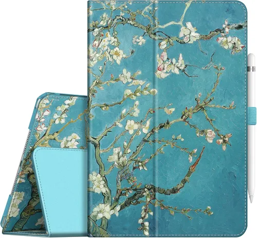 Miniatura 11 de Fintie Funda tipo folio para iPad de 9ª, 8ª y 7ª generación (2021/2020/2019) de 10.2 pulgadas, protección en las esquinas, cubierta trasera de cuero