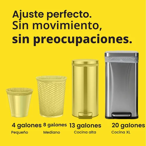 Miniatura 4 de Glad ForceFlex MaxStrength - Bolsas de basura de cocina con cordón XL, 20 galones, ganancia, 80 unidades (el paquete puede variar)