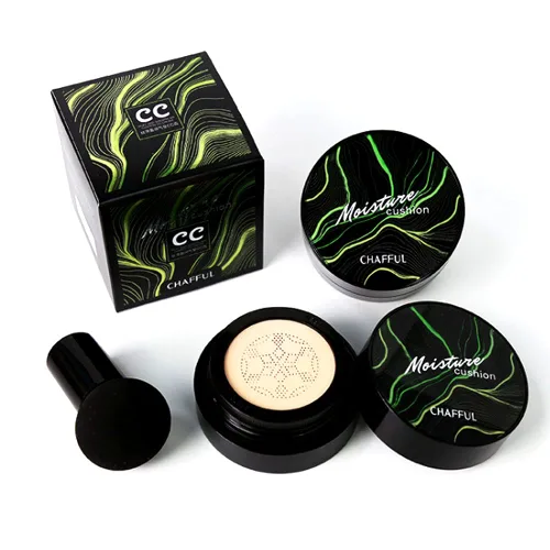 Miniatura 8 de Base de cojín de aire de cabeza de hongos, crema BB hidratante nude corrector mate de larga duración, Air Heads CC Cream maquillaje facial (natural)