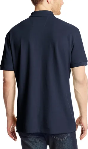 Miniatura 2 de Nautica playera polo clásica de mangas cortas, color sólido, para hombre