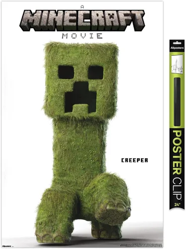 Miniatura 11 de A Minecraft Movie - Póster de pared de la serie Creeper, 34 pulgadas de largo x 22.4 pulgadas de ancho, versión sin marco