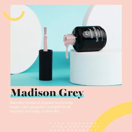 Miniatura 349 de Beetles - Esmalte de uñas de gel marrón – 0.5 onzas líquidas de esmalte de gel marrón oscuro, lámpara LED UV para uñas, regalo de manicura para I