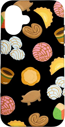Miniatura 31 de Conchas Pan Dulce Pattern Black Phone Case Latina Gift Case Case for iPhone 17