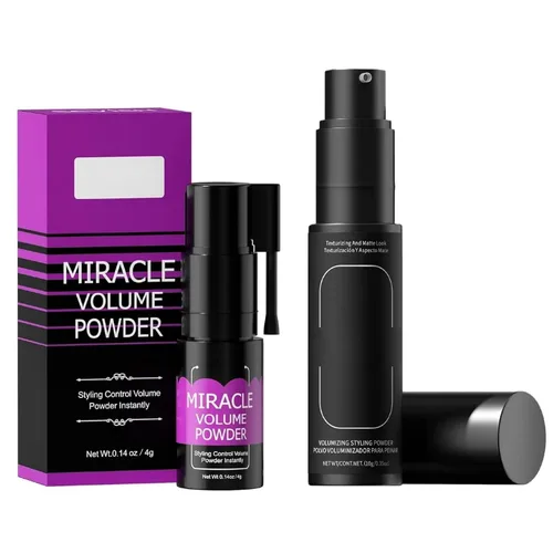 Miniatura 15 de Gowwim Polvo de textura, control de aceite instantáneo y acabado mate, textura del cabello, volumen de volumen de larga duración para hombres