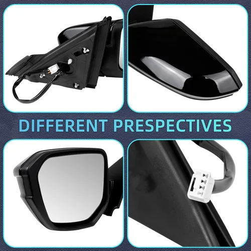 Miniatura 6 de KAKSEY Espejo eléctrico para puerta del lado derecho del pasajero, compatible con Honda Civic 2016, 2017, 2018, 2019, 2020, 2021, vidrio con ajuste