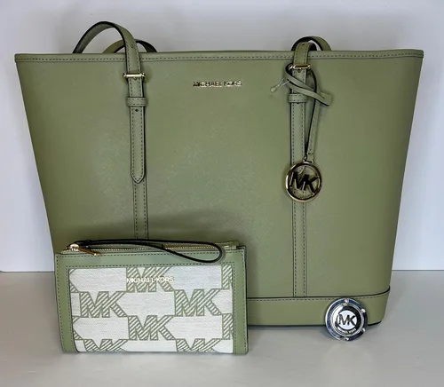Miniatura 7 de Michael Kors MICHAEL Michael Kors Jet Set - Bolso de hombro grande TZ de viaje con doble cierre para la muñeca