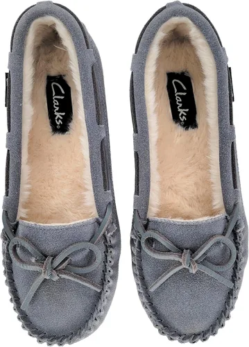 Miniatura 5 de Clarks Mocasines de gamuza para mujer para interiores y exteriores