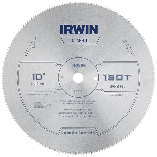 Miniatura 9 de IRWIN Tools Marathon WeldTec Hoja de sierra circular, 5-3/8 pulgadas, 18 dientes (4935203)