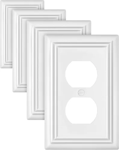 Miniatura 13 de Cubiertas de Enchufe Decorador Doble, Placas de Pared de Bronce Envejecido para Interruptor de Regulador, Enchufe GFCI y Receptáculo, Placas