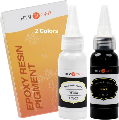Miniatura 9 de HTVRONT Pasta de pigmento de resina blanca – 1.76 oz/1.7 fl oz de tinte epoxi blanco, pigmento epoxi más concentrado y fácil de mezclar