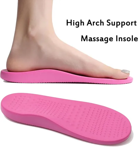 Miniatura 2 de INMINPIN - Zuecos ortopédicos para mujeres y hombres, con soporte de arco, zapatos de jardín, sandalias con fascitis plantar y plantillas de pies