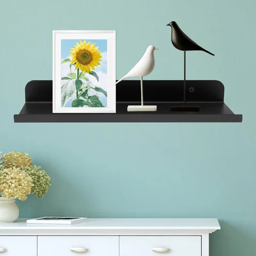 Miniatura 6 de Anxingo Estantes flotantes para montar en la pared, estantes pequeños de metal para montar en la pared, estantes flotantes de pared, estante