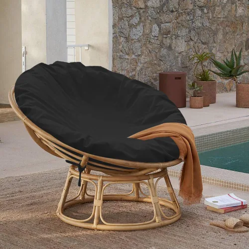 Miniatura 6 de Papasan - Funda de cojín para silla Papasan resistente al agua, para puertas exteriores, agradable a la piel, suave, lavable a máquina, sin