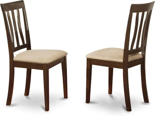 Miniatura 4 de East West Furniture CAAN5-CAP-C - Juego de comedor de 5 piezas que incluye una mesa de comedor rectangular y 4 sillas de cocina tapizadas de tela