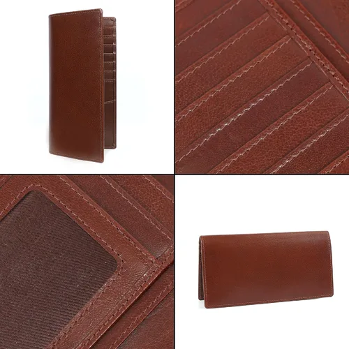 Miniatura 7 de ELIZO Carteras largas para hombre, Bourbon, Cartera larga