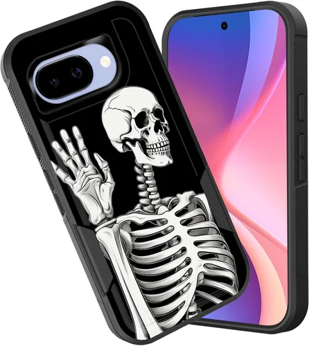 Miniatura 77 de Funda para Pixel 6A, funda híbrida de doble capa resistente a prueba de golpes de policarbonato duro de silicona suave TPU para Google Pixel 6A