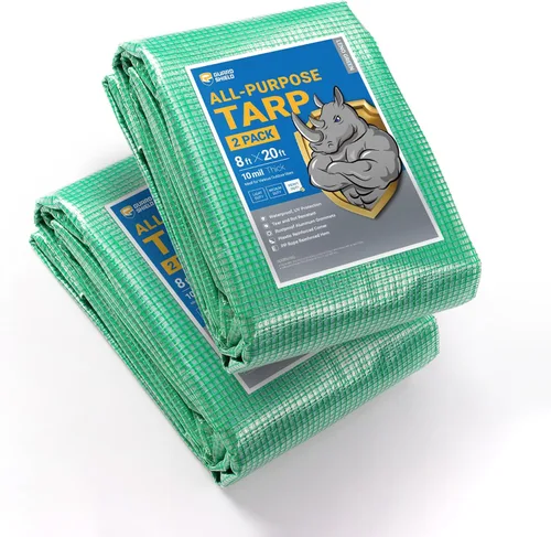 Miniatura 11 de GUARD SHIELD Lona verde transparente resistente al agua para invernadero de exteriores, cubierta de poliéster resistente a los rayos ultravioleta
