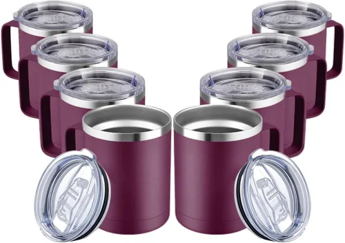 Miniatura 39 de MEWAY - Taza de café con asa, vaso térmico