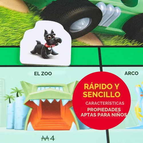 Miniatura 3 de Monopoly Junior - Juego de mesa para 4 jugadores, a partir de 5 años (exclusivo de Amazon)