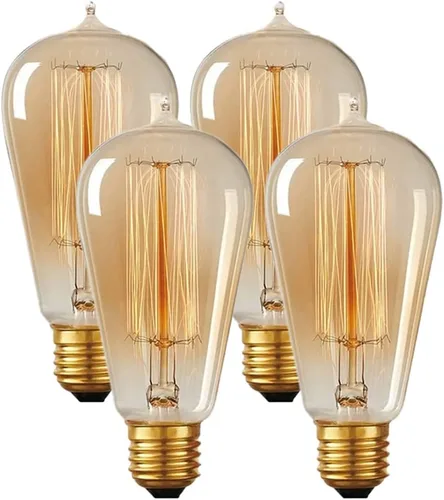 Miniatura 17 de Bombillas Edison incandescentes vintage de 60 W