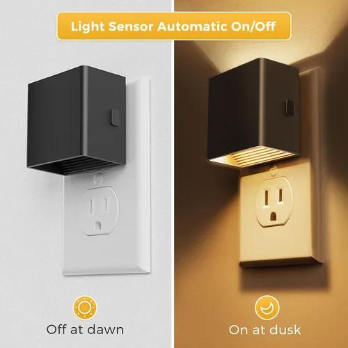 Miniatura 3 de L LOHAS LED - Luces nocturnas enchufables a la pared, [paquete de 2] luz nocturna enchufable con sensor de crepúsculo a amanecer, 3CCT