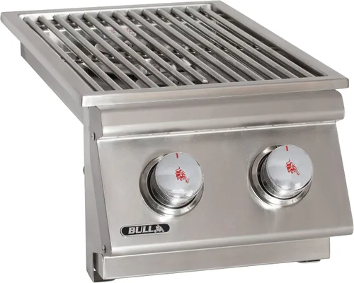 Bull Outdoor Products 30009 Quemador de doble cara deslizante de gas natural, diseño delantero y trasero