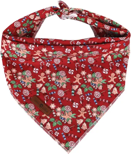 Miniatura 37 de Lionet Paws Bandana de Acción de Gracias para perro, lavable, de algodón, pañuelo triangular, pañuelo de pavo para perros pequeños, medianos
