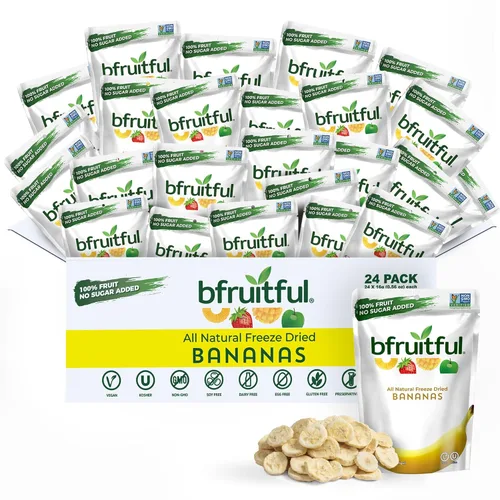 Miniatura 15 de bfruitful Manzana liofilizada + canela, sin azúcar añadido, paquete de bocadillos de frutas liofilizadas o para niños y adultos, bocadillos