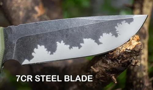 Miniatura 5 de WT11 - Cuchillo Fulltang de hoja fija de 12 pulgadas, cuchillo táctico militar con funda Keydex, cuchillo de supervivencia para caza, al aire libre