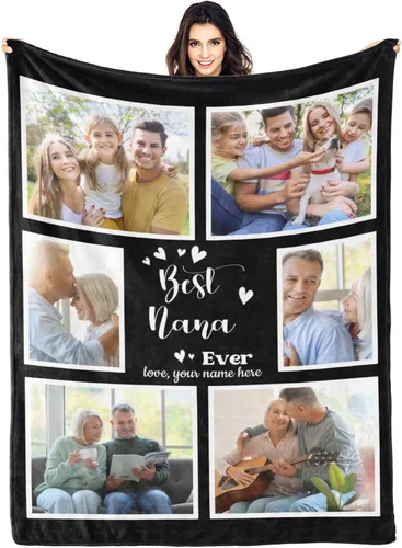 Miniatura 41 de Regalos para hija, mantas personalizadas con fotos, mejor manta para hija, manta personalizada con foto de niños, mantas personalizadas con collage