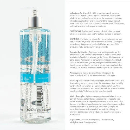 Miniatura 2 de Paquete de 2 lubricantes a base de agua System JO H2O, 16 onzas