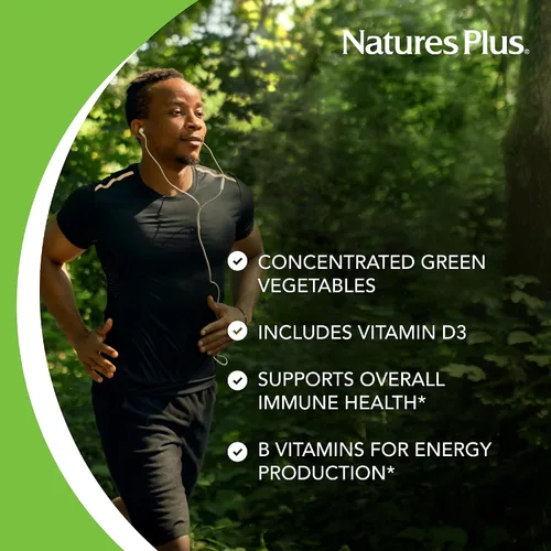 Miniatura 4 de NaturesPlus Source of Life Power Teen - 180 tabletas vegetarianas - Multivitamínico adolescente con minerales y alimentos integrales para el enfoque