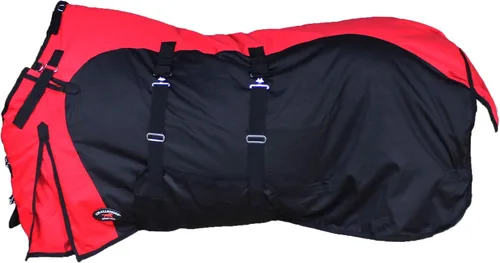 Miniatura 8 de CHALLENGER Manta de invierno de 60 pulgadas 1200D Horse Turnout impermeable de peso pesado 5EE20BG