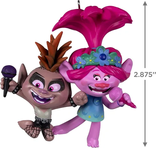 Miniatura 5 de Hallmark Keepsake Adorno de Navidad 2022, DreamWorks Trolls Friendship Rocks