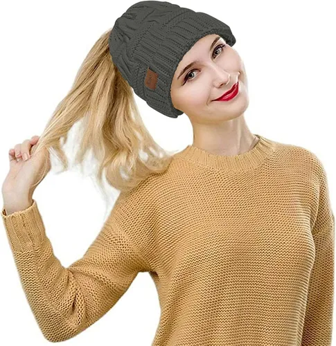 Miniatura 3 de Rosoz 1 y 2 paquetes de gorros de invierno para mujer