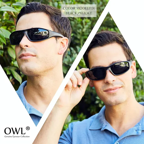 Miniatura 5 de OWL Gafas de espuma acolchadas para motocicleta, lente transparente con espejo ahumado
