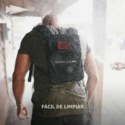 Miniatura 6 de GORUCK Ruck Plate Carrier 3.0 - Mochila de Rucking con Peso Aerodinámica con Soporte Ergonómico para la Espalda y Correas Extra Acolchadas, Negro