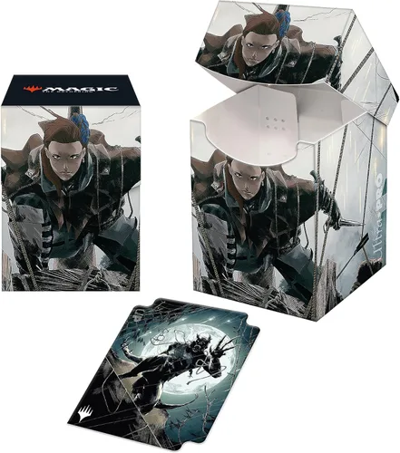 Miniatura 2 de Ultra Pro - Magic: The Gathering Commander Innistrad Midnight Hunt Suspicious Stowaway Protector de caja de 100+ cartas, protección definitiva
