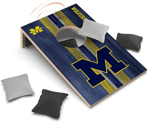 Miniatura 15 de SOAR Juego de Cornhole de mesa NCAA y altavoz Bluetooth