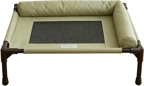 Elevated Cat Bed | Washable Breathable Hammock,Lifted Dog Bed Pet Cot - for Puppy Small Medium Breed Home Apartment Living Room Balcony Outdoor