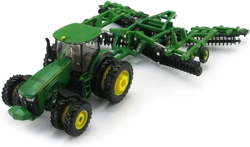 Miniatura 2 de ERTL John Deere 8320R Tractor y Modelo 637 Juego de discos (escala 1:64)