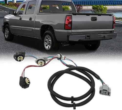 Miniatura 9 de PIT66 Arnés de cableado de luz trasera, controlador izquierdo compatible con Chevy Silverado 1500 1500HD 2500HD 3500 2003-2007 16531401